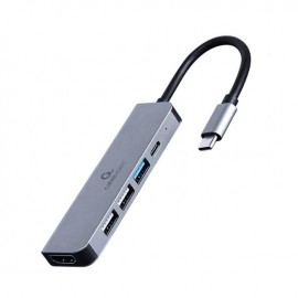 Gembird  USB Type-C  5in1 Adapteris HDMI USB 2.0 USB-C USB 3.1