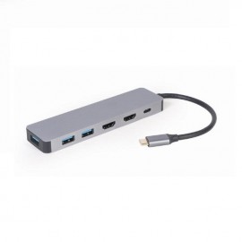 Gembird  USB Type-C  3in1 Adapteris 2xHDMI USB-C 3xUSB 3.1
