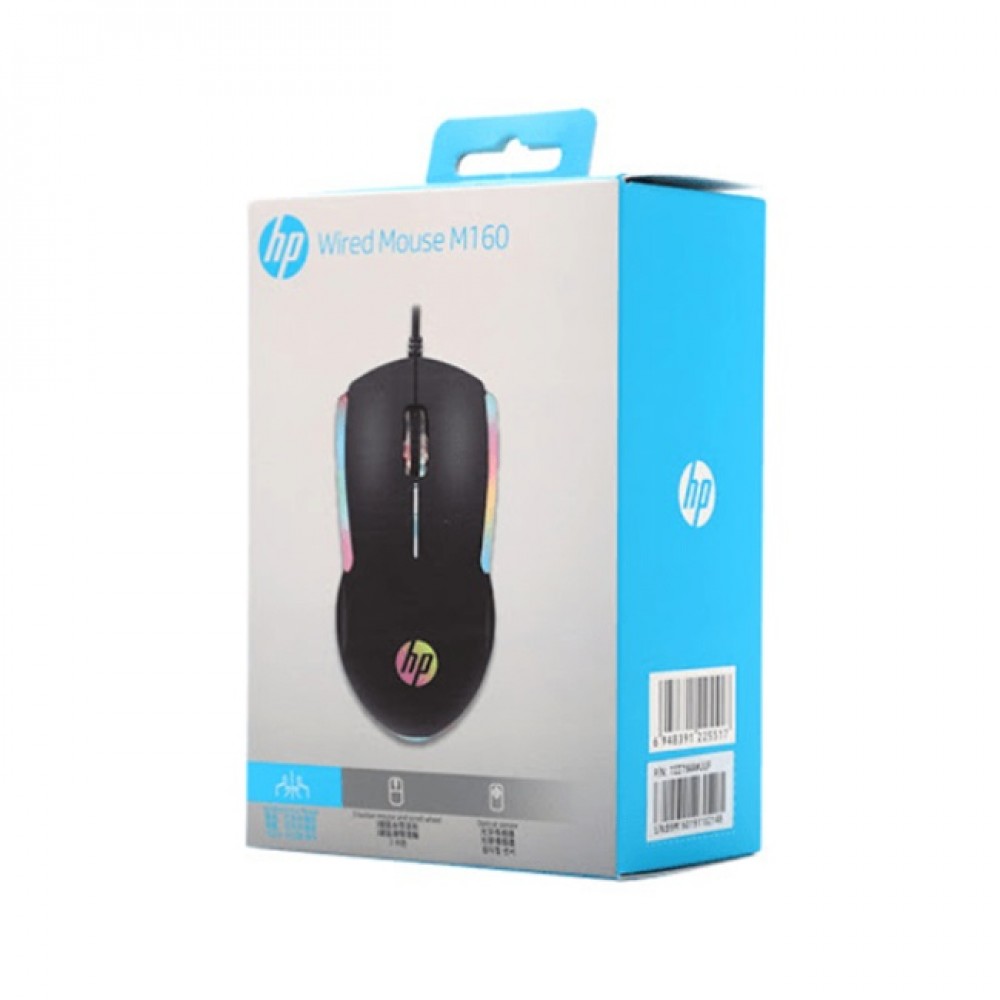 HP M160 Wired Optical RGB Mouse