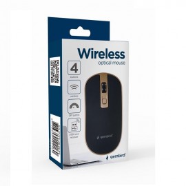 Gembird MUSW-4B-06-BG Black/Gold Wireless Optical Mouse